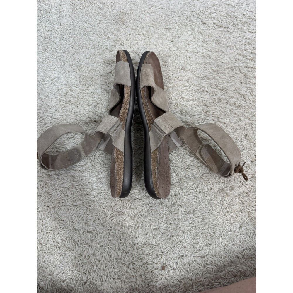 Naot Women's Tan Suede Larissa Comfort Sandals Size Euro 40 US 9 Ankle Tie Boho - Picture 8 of 12